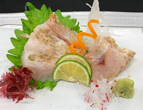 のど黒の刺し身